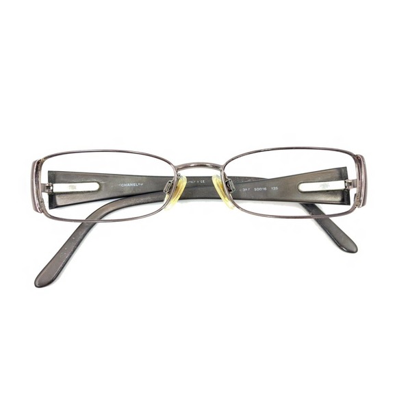 Chanel 2118-H-B 357 Brown Rectangle Eyeglasses Frames 50-16 135 Italy Designer - Picture 12 of 12